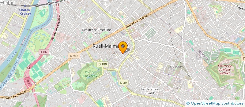 localisation de l'entreprise SARL BOUCHERIE DES PROVINCES à RUEIL-MALMAISON