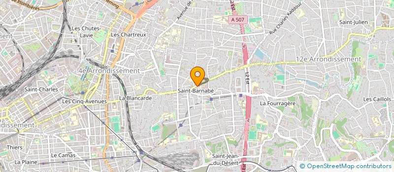 localisation de l'entreprise SARL BOUCHERIE DU CENTRE à MARSEILLE
