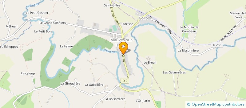 localisation de l'entreprise SARL BOUCHERIE DU PERCHE à MAUVES-SUR-HUISNE