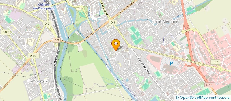 localisation de l'entreprise SARL BOUCHERIE DU VERBEAU à CHALONS EN CHAMPAGNE