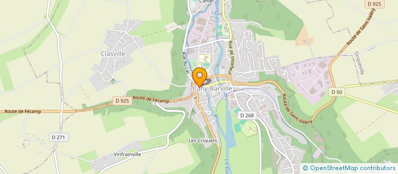 localisation de l'entreprise SARL BOUCHERIE FILOCHE  CANY-BARVILLE