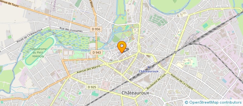 localisation de l'entreprise SARL BOUCHERIE FRANCIS BRILLAULT à CHATEAUROUX
