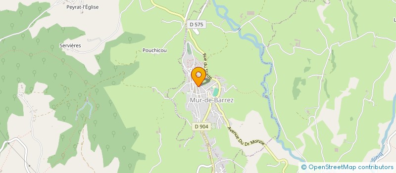 localisation de l'entreprise SARL BOUCHERIE GRIALOU  MUR-DE-BARREZ