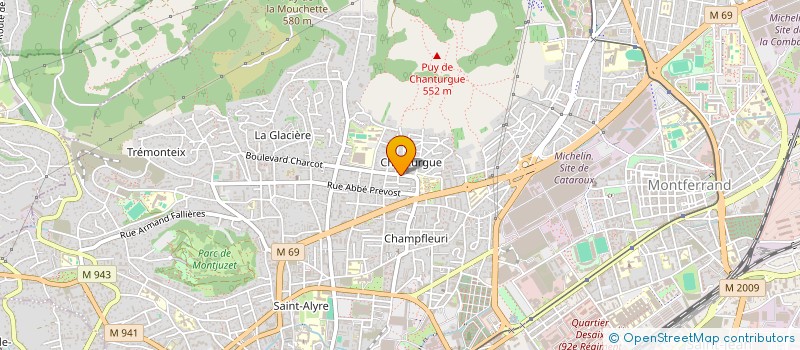 localisation de l'entreprise SARL BOUCHERIE GUILLEMIN à CLERMONT-FERRAND