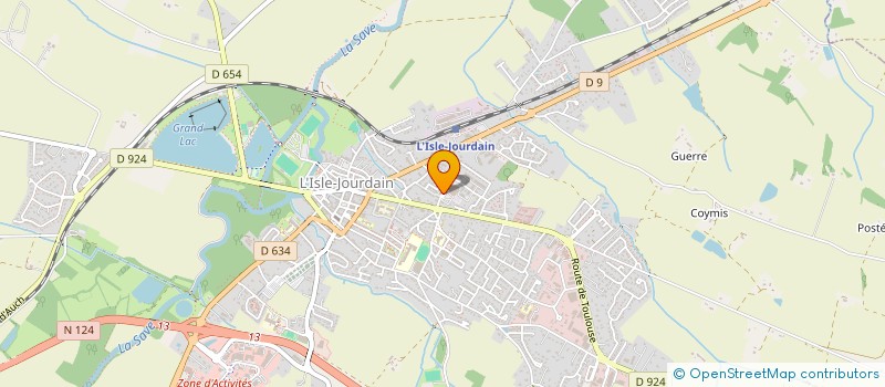 localisation de l'entreprise SARL BOUCHERIE LISLOISE  L'ISLE-JOURDAIN