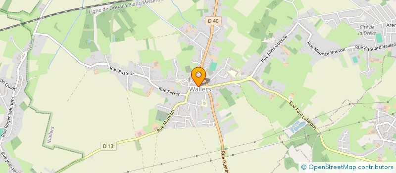 localisation de l'entreprise SARL BOUCHERIE LOOSE à WALLERS