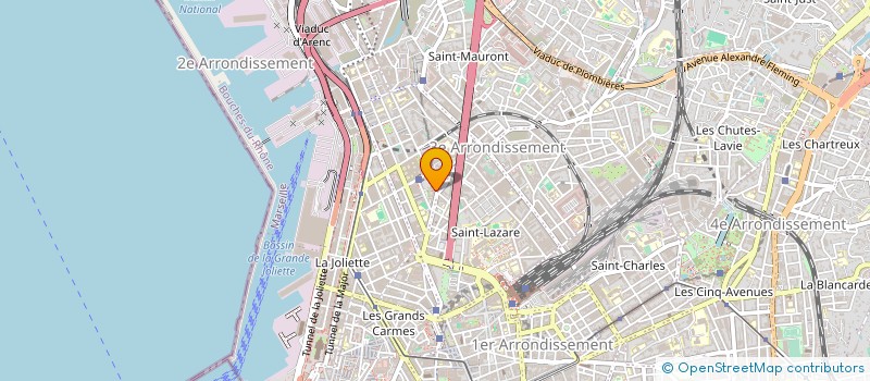 localisation de l'entreprise SARL BOUCHERIE MARSEILLAISE HALAL à MARSEILLE