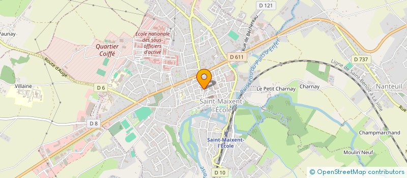 localisation de l'entreprise SARL BOUCHERIE NOUVELLE DE SAINT MAIXENT à SAINT-MAIXENT-L'ECOLE