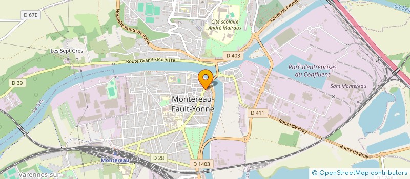 localisation de l'entreprise SARL BOUCHERIE POILE à MONTEREAU-FAULT-YONNE