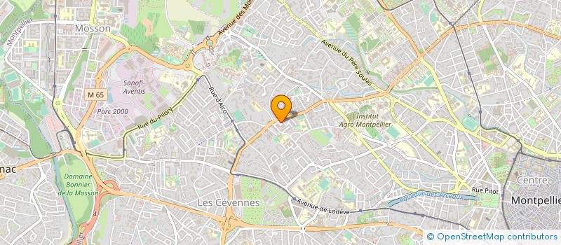 localisation de l'entreprise SARL BOUCHERIE SAINT CLEMENT à MONTPELLIER