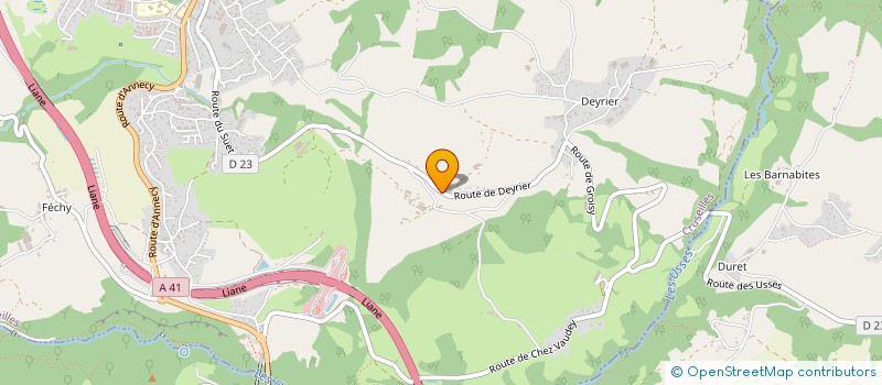 localisation de l'entreprise SARL BOUCHET MAINTENANCE  CRUSEILLES