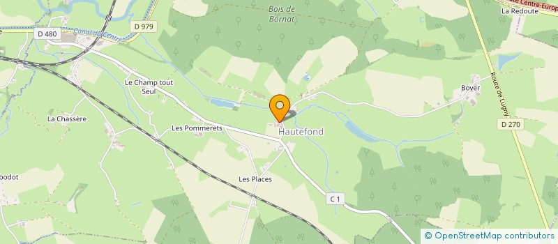 localisation de l'entreprise SARL BOUCHOT  SAINT-YAN