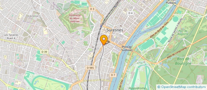 localisation de l'entreprise SARL BOUCHRA à SURESNES