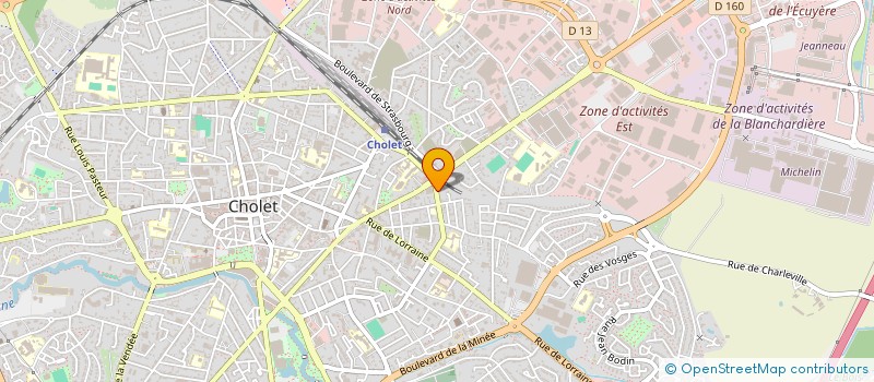 localisation de l'entreprise SARL BOUDAUD à CHOLET