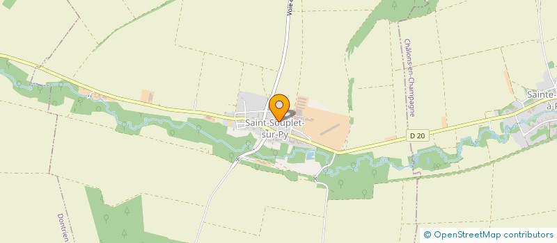 localisation de l'entreprise SARL BOUDIN à SAINT-SOUPLET-SUR-PY