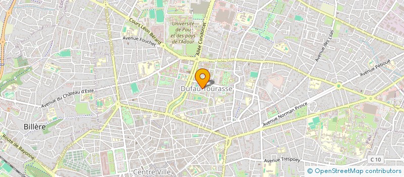 localisation de l'entreprise SARL BOUDLOU à PAU