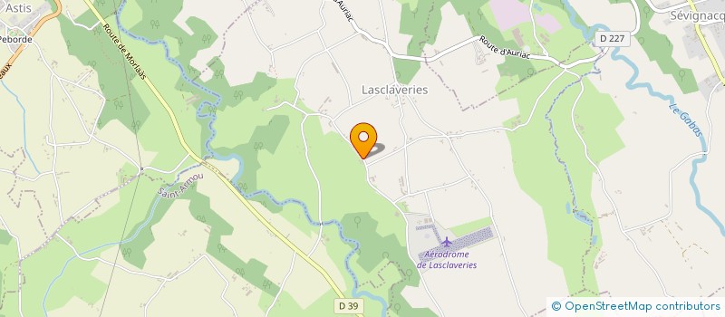 localisation de l'entreprise SARL BOUET AUGARET LOUIS  LASCLAVERIES