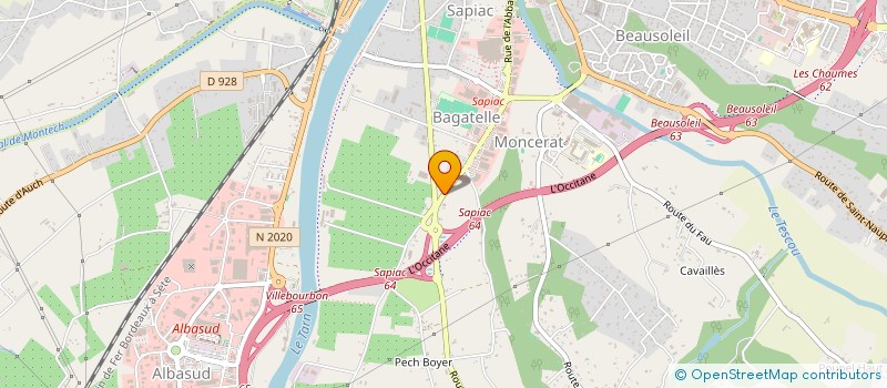 localisation de l'entreprise SARL BOUFFIES TP à MONTAUBAN
