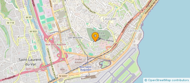 localisation de l'entreprise SARL BOUG ETANCH  NICE