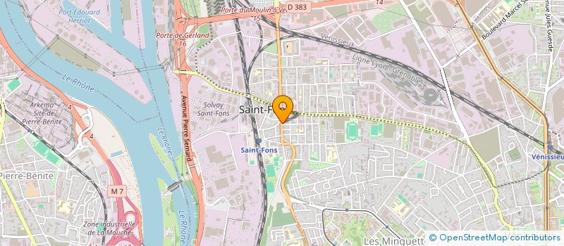 localisation de l'entreprise SARL BOUGACI BAICHE  SAINT-FONS