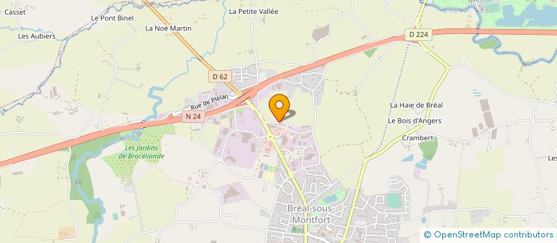 localisation de l'entreprise SARL BOUGEARD à BREAL-SOUS-MONTFORT