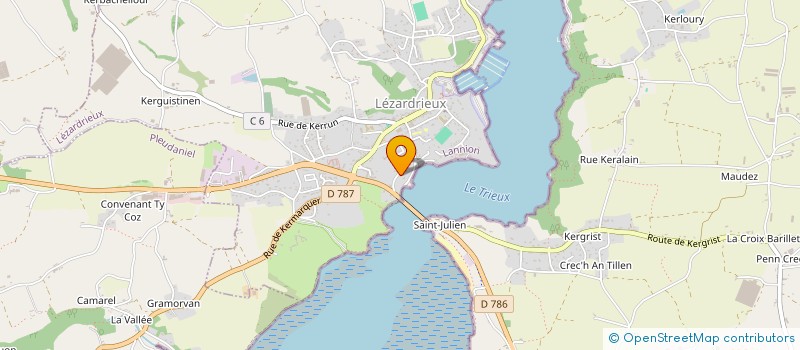 localisation de l'entreprise SARL BOUGEARD  LEZARDRIEUX