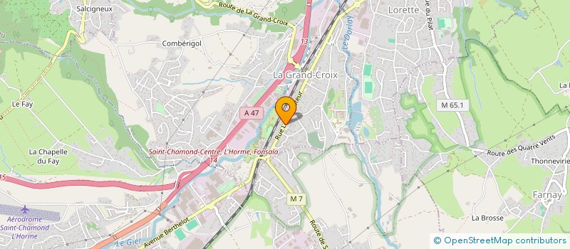 localisation de l'entreprise SARL BOUGET  LA GRAND-CROIX