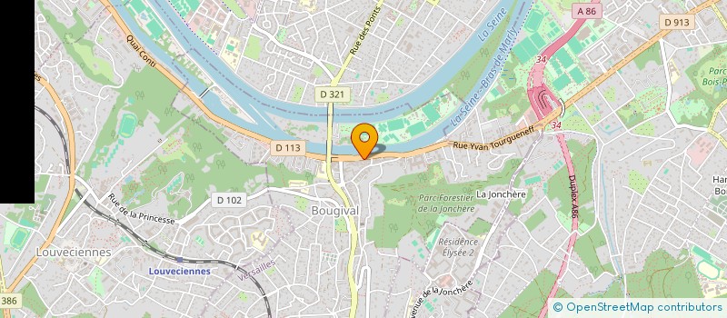 localisation de l'entreprise SARL BOUGIVAL COIFFURE  BOUGIVAL