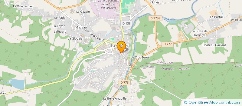 localisation de l'entreprise SARL BOUGREAU  LA GACILLY