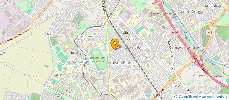 localisation de l'entreprise SARL BOUGY à REIMS