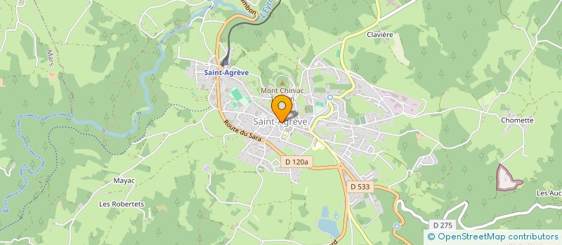 localisation de l'entreprise SARL BOUIX à SAINT-AGREVE