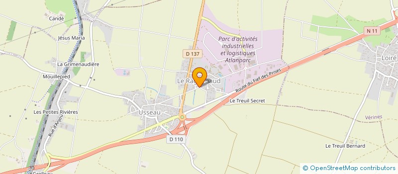 localisation de l'entreprise SARL BOUJU REGIS  SAINTE-SOULLE