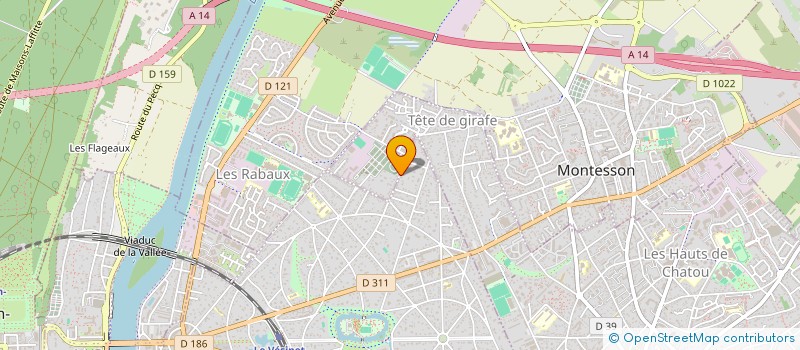 localisation de l'entreprise SARL BOULAND  LE VESINET