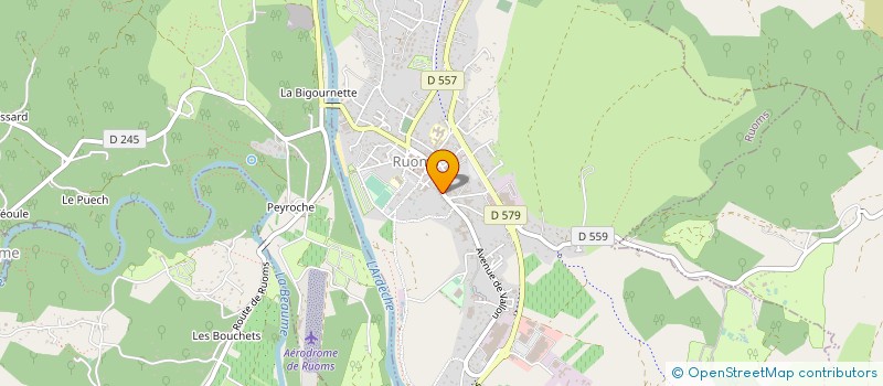 localisation de l'entreprise SARL BOULANGERIE CONSTANT à RUOMS
