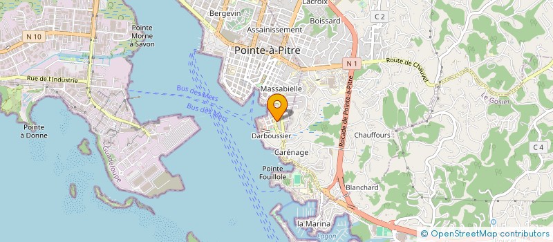 localisation de l'entreprise SARL BOULANGERIE DE GRAND CAMP à POINTE A PITRE