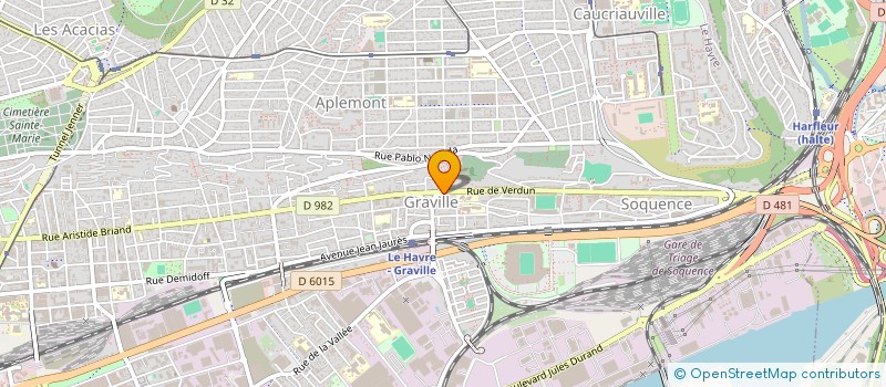 localisation de l'entreprise SARL BOULANGERIE DE L ABBAYE à LE HAVRE