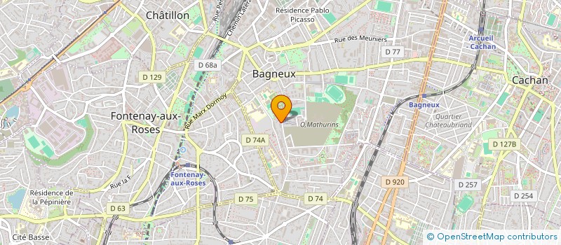 localisation de l'entreprise SARL BOULANGERIE DE LA PLACE  CLAMART