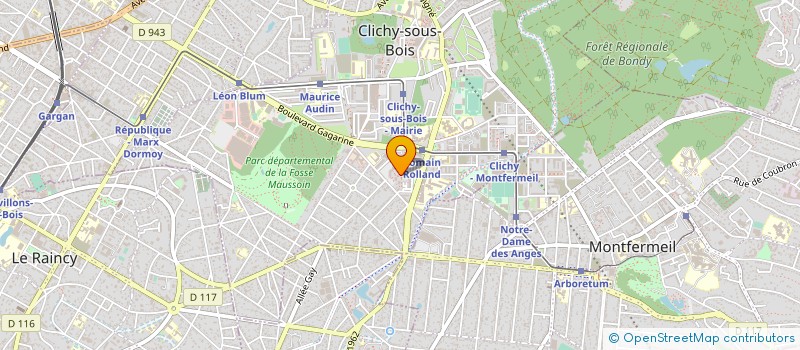 localisation de l'entreprise SARL BOULANGERIE DE LA RESIDENCE à CLICHY-SOUS-BOIS