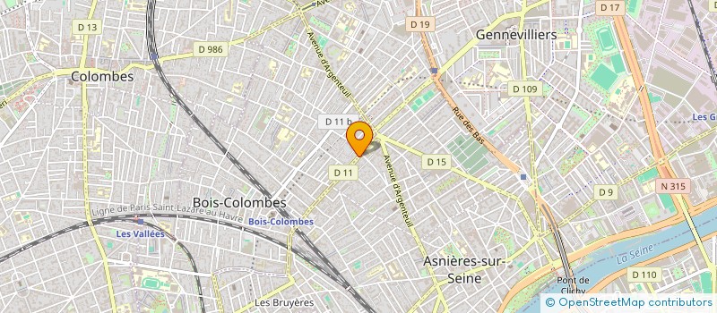 localisation de l'entreprise SARL BOULANGERIE DES BOURGUIGNONS à BOIS-COLOMBES