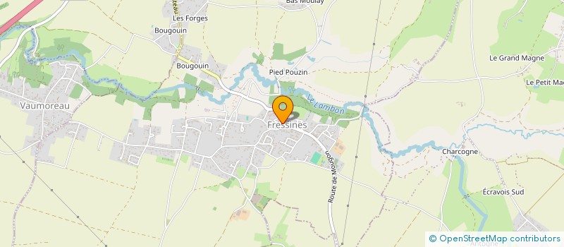 localisation de l'entreprise SARL BOULANGERIE DES LYS  FRESSINES