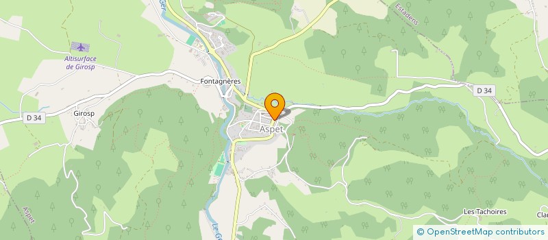 localisation de l'entreprise SARL BOULANGERIE DESCOINS à ASPET