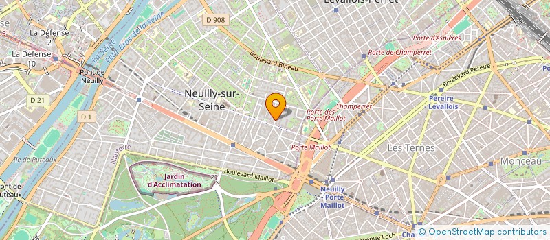 localisation de l'entreprise SARL BOULANGERIE DU PARC à NEUILLY-SUR-SEINE