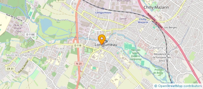 localisation de l'entreprise SARL BOULANGERIE EPI D'OR à LONGJUMEAU