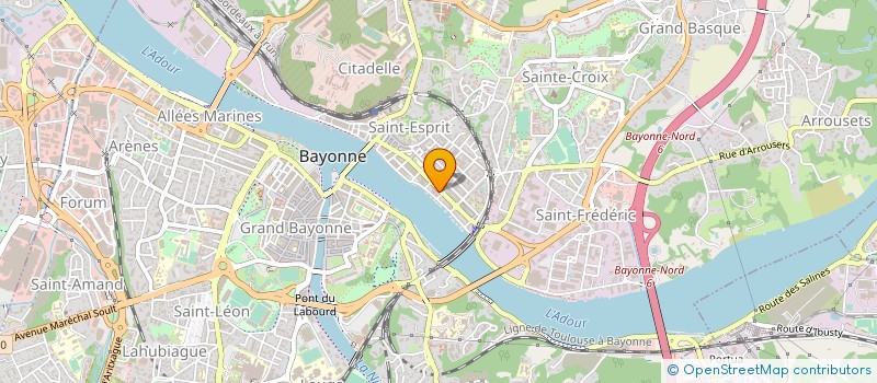 localisation de l'entreprise SARL BOULANGERIE ETCHEPARE  BAYONNE