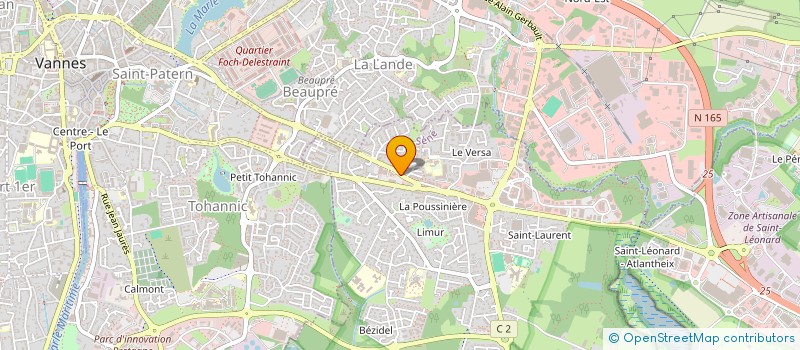 localisation de l'entreprise SARL BOULANGERIE LE BRIS à SENE