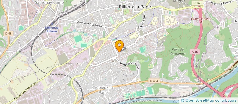 localisation de l'entreprise SARL BOULANGERIE LES ALAGNIERS  RILLIEUX-LA-PAPE