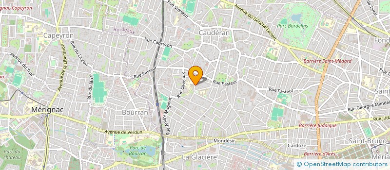 localisation de l'entreprise SARL BOULANGERIE MARTIN à BORDEAUX