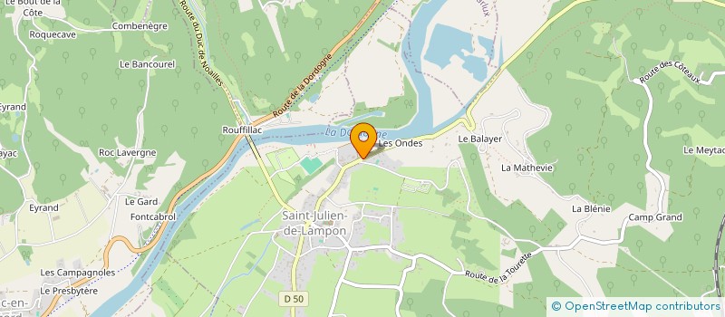 localisation de l'entreprise SARL BOULANGERIE MIRAMONT à SAINT-JULIEN-DE-LAMPON