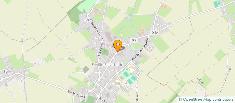 localisation de l'entreprise SARL BOULANGERIE PATISSERIE BOURGEOIS à FRIVILLE-ESCARBOTIN