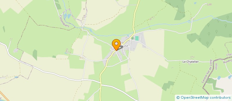 localisation de l'entreprise SARL BOULANGERIE PATISSERIE COUST  COUST